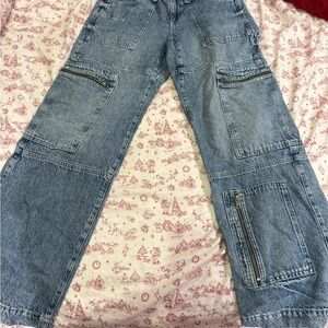 Garage Denim Wide Leg Jeans